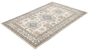 Tappeto Kazak Fine Stilizzato Avorio Blu 121x177 Cm