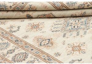 Tappeto Kazak Fine Stilizzato Avorio Blu 124x178 Cm