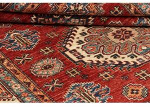 Tappeto Kazak Fine Geometrico Rosso Avorio 168x222 Cm