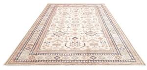 Tappeto Kazak Fine Stilizzato Avorio Blu 204x295 Cm