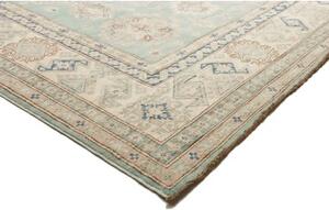 Tappeto Kazak Fine Stilizzato Azzurro Avorio 276x365 Cm