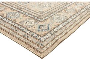Tappeto Kazak Fine Stilizzato Beige Blu 247x308 Cm