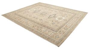 Tappeto Kazak Fine Stilizzato Grigio Tortora Blu Avio 250x301 Cm