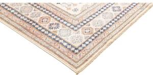 Tappeto Kazak Fine Stilizzato Avorio Blu 204x295 Cm