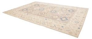 Tappeto Kazak Fine Geometrico Grigio Beige 269x367 Cm