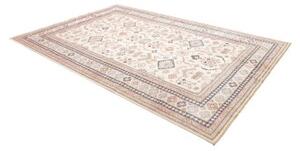 Tappeto Kazak Fine Stilizzato Avorio Blu 204x295 Cm