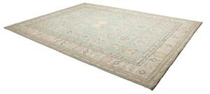 Tappeto Kazak Fine Stilizzato Azzurro Avorio 276x365 Cm