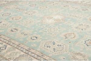 Tappeto Kazak Fine Stilizzato Azzurro Avorio 276x365 Cm