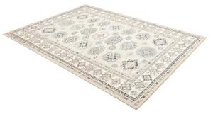 Tappeto Kazak Fine Geometrico Avorio Blu 172x240 Cm