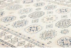 Tappeto Kazak Fine Geometrico Avorio Blu 172x240 Cm