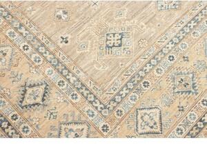 Tappeto Kazak Fine Stilizzato Beige Blu 248x309 Cm
