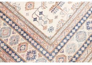 Tappeto Kazak Fine Stilizzato Avorio Blu 204x295 Cm