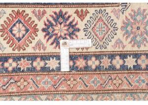 Tappeto Kazak Fine Stilizzato Avorio Blu 204x295 Cm