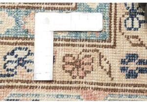 Tappeto Kazak Fine Geometrico Celeste Beige 249x340 Cm