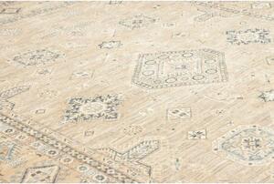 Tappeto Kazak Fine Stilizzato Beige Blu 248x309 Cm