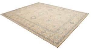 Tappeto Kazak Fine Stilizzato Beige Blu 248x309 Cm