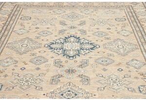 Tappeto Kazak Fine Stilizzato Beige Blu 247x308 Cm