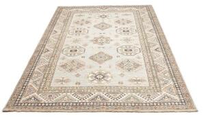 Tappeto Kazak Fine Stilizzato Azzurro Beige 178x238 Cm