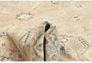 Tappeto Kazak Fine Stilizzato Beige Blu 248x309 Cm