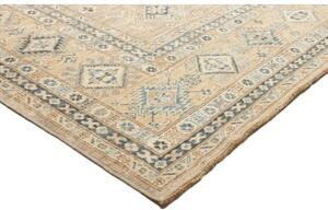 Tappeto Kazak Fine Stilizzato Beige Blu 248x309 Cm