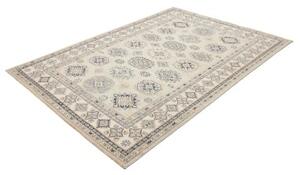 Tappeto Kazak Fine Geometrico Avorio Blu 172x240 Cm