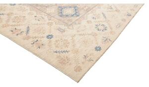 Tappeto Kazak Fine Geometrico Grigio Beige 269x367 Cm