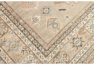 Tappeto Kazak Fine Stilizzato Grigio Tortora Blu Avio 250x301 Cm