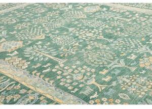 Tappeto Zigler Fine Stilizzato Verde Petrolio Beige 279x354 Cm