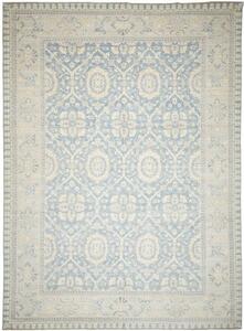 Tappeto Zigler Fine Stilizzato Azzurro Avorio 307x419 Cm