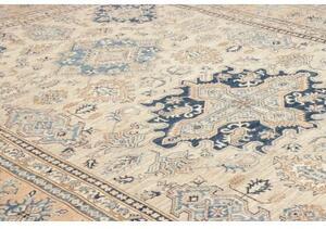 Tappeto Kazak Fine Stilizzato Beige Blu 271x396 Cm