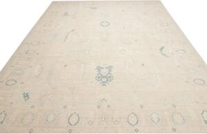 Tappeto Zigler Fine Stilizzato Beige Azzurro 271x365 Cm
