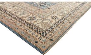 Tappeto Kazak Fine Stilizzato Blu Beige 310x423 Cm