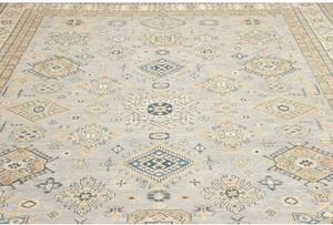 Tappeto Kazak Fine Stilizzato Azzurro Beige 280x369 Cm
