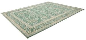 Tappeto Zigler Fine Stilizzato Verde Petrolio Beige 279x354 Cm