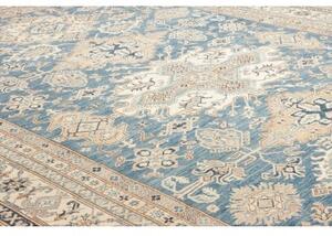 Tappeto Kazak Fine Stilizzato Blu Beige 310x423 Cm