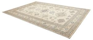 Tappeto Kazak Fine Geometrico Avorio Blu 264x375 Cm