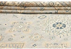 Tappeto Kazak Fine Stilizzato Azzurro Beige 280x369 Cm