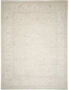 Tappeto Zigler Extra Fine Floreale Avorio Grigio Chiaro 294x396 Cm