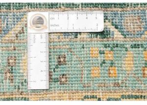 Tappeto Zigler Fine Stilizzato Verde Petrolio Beige 279x354 Cm