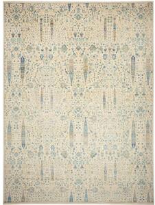 Tappeto Floralia Floreale Avorio Azzurro 302x416 Cm