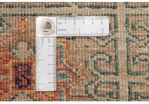 Tappeto Kazak Fine Stilizzato Beige Blu Corsia 81x256 Cm