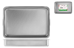 Rosticcera Non Stick in acciaio inox cm 45x32x7h