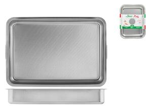 Rosticcera Non Stick in acciaio inox cm 30x22x6h