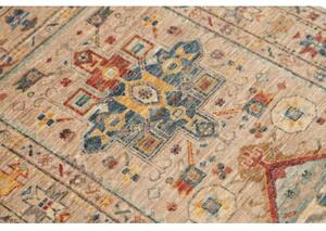 Tappeto Floralia Stilizzato Beige Blu 81x128 Cm