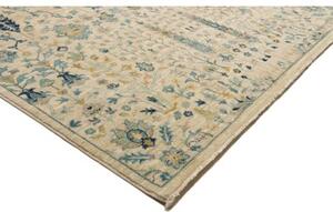Tappeto Floralia Stilizzato Avorio Blu 273x367 Cm