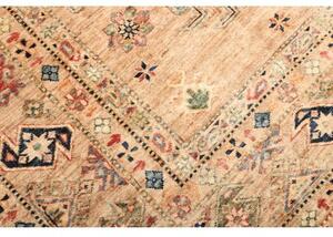Tappeto Kazak Fine Geometrico Beige Blu 249x315 Cm