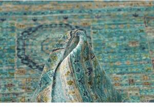 Tappeto Kairo Medaglione Verde Petrolio Avorio 125x182 Cm