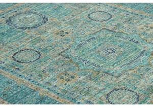 Tappeto Kairo Medaglione Verde Petrolio Avorio 125x182 Cm