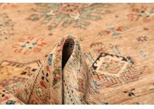 Tappeto Kazak Fine Geometrico Beige Blu 249x315 Cm