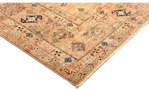 Tappeto Kazak Fine Geometrico Beige Blu 249x315 Cm